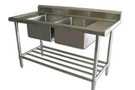restaurant stainless steel sink
