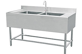 stainless steel sink table