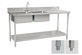sink table for restaurant equipment