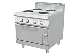 Electric 4 - Round Hot-plate Cooker with oven